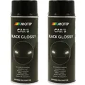 Lackspray schwarz glänzend 2x 400ml Motip Car's Lack Sprühlack by Dupli-Color