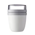 GOURVITA DE Mepal Lunchpot Ellipse weiß, 500 + 200 ml 13125