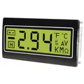 TDE Instruments DPM962-TG ± 200 mV LCD Display Einbaumaße 33 x 68 mm