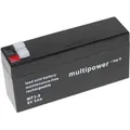 Multipower Blei-Akku MP3-8 Pb 8V / 3Ah Faston 4,8