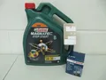 BOSCH Ölwechselsatz und 5Ltr. CASTROL 5W30 Motoröl FORD Mondeo III