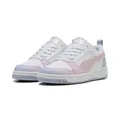 Puma Puma Rebound V6 LO Blurry Dreams JR, Weiblich Sneaker, Puma White-Rose Mauve-COOL Weather,