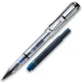 LAMY Tintenroller VISTA Transparent ROLL-INK Füller ergonomisch mit löschbare Füller Tintenpatrone blau