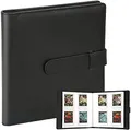 Fotoalbum mit 256 Taschen – Passend für Fujifilm Instax Mini 9 8 90 40 7 11 12 Evo LiPlay Sofortbildkamera, Kompatibel mit Polaroid Snap PIC-300, Kodak Zink Fotopapier (54x86 mm) (Schwarz)