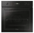 Candy FMBC 955S / Einbaubackofen mit Heißluft/Dampffunktion / 70 L/Katalyse Selbstreinigung/Versenkbare Knebel/Display mit Touch-Bedienung/Timer/Uhr / 8 Programme/Schwarz
