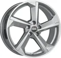 DBV Torino III anthrazit glänzend poliert 7.5x17 ET40 - LK5/100 ML60.1 Alufelge grau
