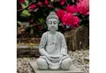 gartendekoparadies.de Gartenfigur Buddha Statue, Steinfigur, H. 50 cm, 25 kg, Frostsicher