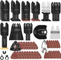 LEILUO 116 teiliges Multitool Sägeblatt Set universelles Zubehör inkl. Tasche