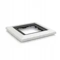 LECHUZA CUBICO 40 ROLLBRETT PFLANZENROLLER WEISS