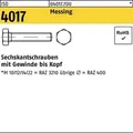 Sechskantschraube ISO 4017 VG M8x 40 Messing 100 Stück