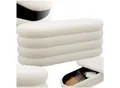 tectake® Polsterbank, mit Samt oder Bouclé, Belastbarkeit 150 kg, 110 x 45 x 42 cm