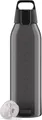 SIGG - Tritan Trinkflasche - Total Color ONE Anthracite - Für Kohlensäurehaltige Getränke Geeignet - Spülmaschinenfest - Auslaufsicher - Leicht - BPA-frei - Grau - 1.5L