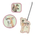 LÄSSIG Anhänger und Patches Set (3 Stk.) mit Druckknopf/School Patches Set Forest