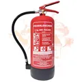 6kg Pulverlöscher, Feuerlöscher, Autolöscher, ABC Pulver, Pulver Feuerlöscher inkl. Halterung und Prüf-und Instandhaltungsschild