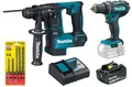 Makita DHR171Z Akku-Bohrhammer + DDF482Z Akku-Bohrschrauber + Akku und Ladegerät