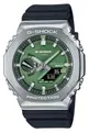 Casio G-Shock 2100 (44,4 Mm) Mit Metallbeschichtung, Grünes GBM-2100A-1A3ER Uhr