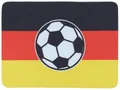 cooles Microfasertuch "Deutschland-Fahne" mit Fußball-Print