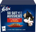FELIX So gut wie es aussieht Katzenfutter nass  (4 x 24 Beutel à 85g) 4er Pack