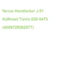 Novus Handtacker J-51 Kofferset Türkis, 1 Set 030-0470 (4009729082577)