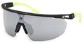 Adidas Sport SP0095/S 02C Fahrradbrille Matt Schwarz Hellgrün - Fachhändler ✓