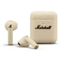Marshall Minor IV TWS Bluetooth kabellose In-Ear-Kopfhörer BT 5.3, aktive Geräuschunterdrückung, Qi kabelloses Laden, IPX4, Creme EU - Creme
