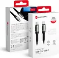 FORCELL F-ENERGY C263 Kabel Typ C auf Typ C QC4.0 PD 5A 240W Cafule 1.2 m schwarz