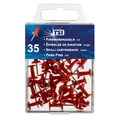 35x Pinnwand Nadeln für Pinnwand Kork Tafel Board Markierungsnadeln rot neu