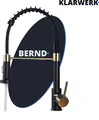 Bernd | Gastronomie Schwarz Gold Flexible Armatur | Edelstahl Wasserhahn Küche | Mischbatterie 360 Grad drehbar | Hochdruck 2 Anschlüsse