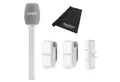 RØDE Rode Mikrofon-Funksystem Wireless Micro USB-C Interview Set Weiss Digitales Aufnahmegerät (Vorteils-Set mit Handadapter)