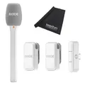 Rode Wireless Micro Mikrofon-System USB-C Weiss mit Interview Micro WH und Tuch