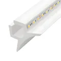 LEDKIA LIGHTING Sockelleiste für 2 LED-Streifen 2m Bogen Weiß