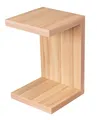 Beistelltisch Coco Kernbuche 32x32x50cm verleimt