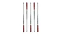 walexo Edelstahl Kebab Adana Grillspieße 600x20x2mm Holzgriff (5 x Grillspieße)