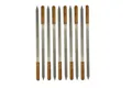 walexo Grillspieß Edelstahl Kebab Adana Grillspieße 600x23x2mm Holzgriff (5-St)