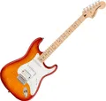 Hochwertige Einsteiger E-Gitarre von Fender Squier mit Flame Maple Top HSS SSB