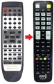 Ersatz Fernbedienung für Panasonic / Technics SA-DX950P | SA-DX950PC | SA-HE100E