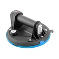 Högert Technik - Akku Saugheber 200mm mit Manometer, Akkusauger Heavy Duty Saugheber, Belastung: 150kg, Saugnapf wird beim Transport von Fensterglas, glatten Gegenständen und Keramikfliesen