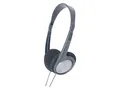 PANASONIC On-Ear Kopfhörer RP-HT090, 5 m Kabel, Grau/Schwarz 087442