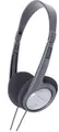 Panasonic RP-HT090 On Ear Kopfhörer kabelgebunden Grau Lautstärkeregelung TV