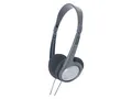 PANASONIC On-Ear Kopfhörer RP-HT090, 5 m Kabel, Grau/Schwarz