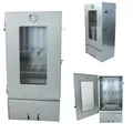 Räucherofen 44x28x80cm Räucherschrank mit Haken und Thermometer Stahlblech EUR 9