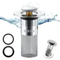 Edelstahl Abflusssieb Waschbecken Pop Up Dichtungen Küchen Bad 34-40mm
