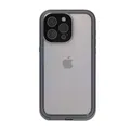 Catalyst Waterproof Hülle iPhone 15 Pro Schwarz - integrierte Schlüsselband Befestigung, ideal zum Tauchen, Wandern, Schnorcheln
