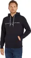 Tommy Hilfiger Herren Hoodie Core Tommy Logo mit Kapuze, Blau (Sky Captain), XXL