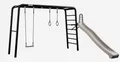 Berg Klettergerüst BERG PlayBase L Black Klettergerüst Schaukelgestell + Play set