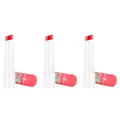 essence JUICY BOMB glossy butter balm, Lippenbalsam, Nr. 01, Rot, natürlich, glänzend, strahlend frisch, vegan, ohne Parabene, ohne Mikroplastikpartikel, Nanopartikel frei, 3er Pack (3x2.5g)