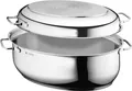 WMF Bräter 8,5L mit Deckel Edelstahl Cromargan Induktion Backofen Schmortopf