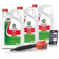 Castrol 15 L GTX 5W-40 A3/B4 + Ölwechsel-Anhänger + Einfülltrichter [Hersteller-Nr. 15F687]