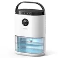 CONOPU 2300ml Luftentfeuchter, Elektrischer Luftentfeuchter mit Feuchtigkeitssensor, Luftentfeuchter Auto, 48h Leiser Schlafmodus, Automatische Abtauung, Überlaufschutz