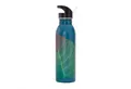 bodhi Trinkflasche Edelstahl-Trinkflasche, 700 ml, bedruckt Leaves, petrol